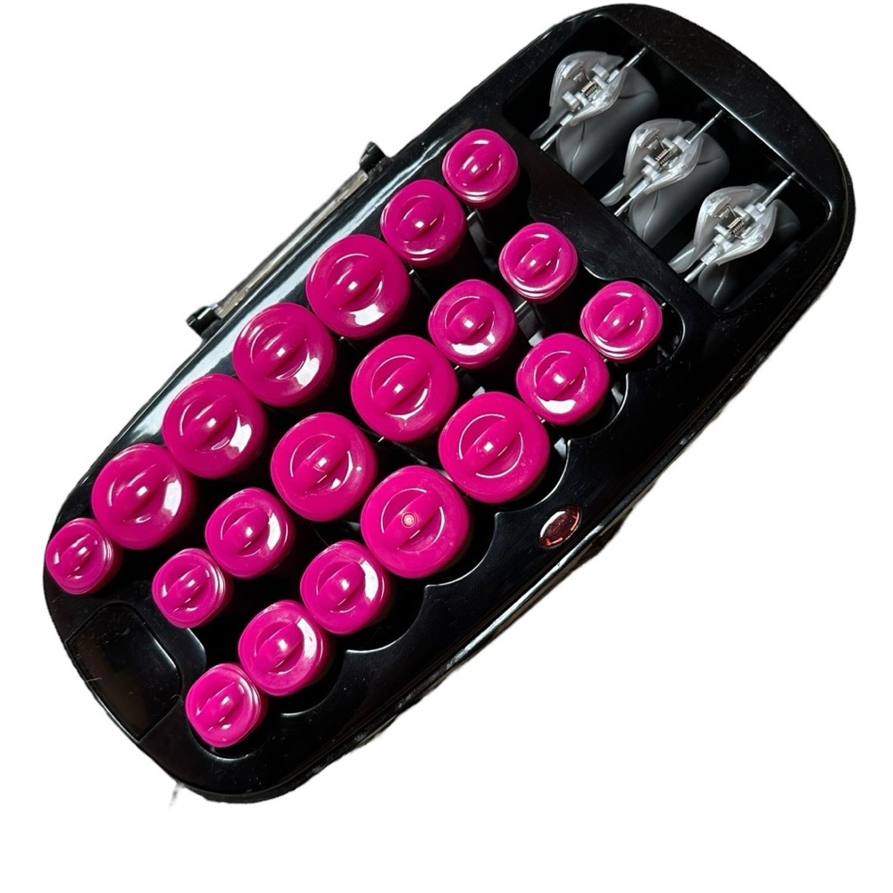 CONAIR Hot Rollers CHV26HXWR 20 Three Size Hair Curlers With Styling Clips WORKS - Picture 2 of 7